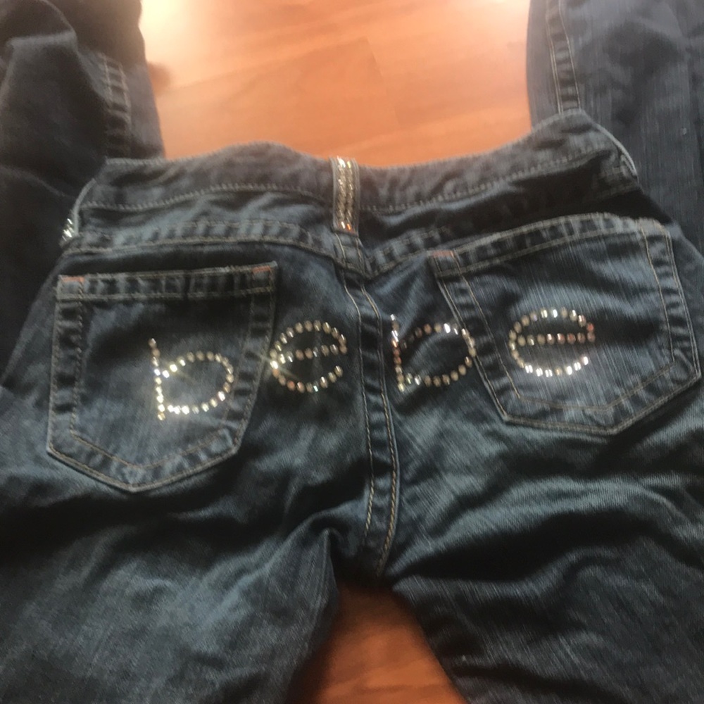 Bebe rhinestone jeans